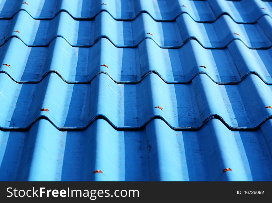 Blue roof Horizontal tiles