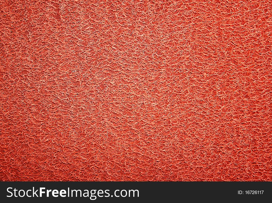 Fibers red Synthesis texture close up