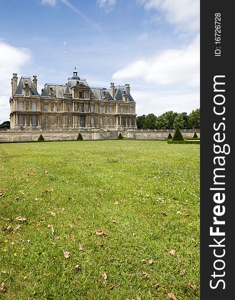 Famous castle by Mansart, Versailles architect. Famous castle by Mansart, Versailles architect