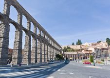 The Ancient Aqueduct In Segovia Stock Photo The Ancient Aqueduct In Segovia Stock Photo