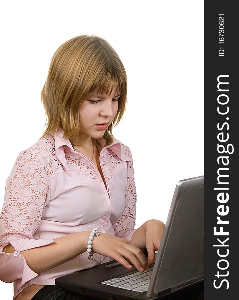 Girl For Computer