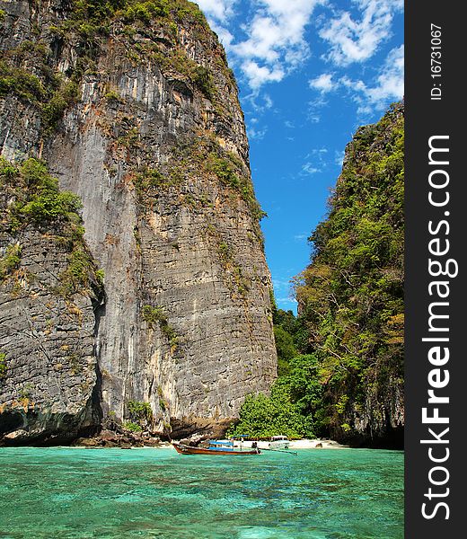 Mountain and sea , Krabi , Thailand