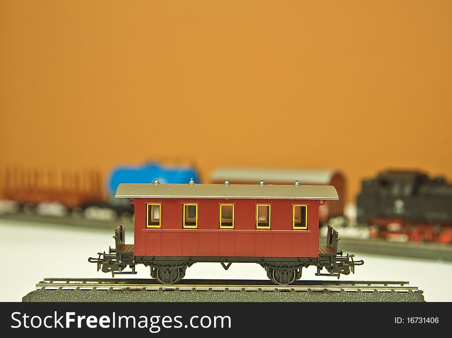 Model German Railroad Boxcar