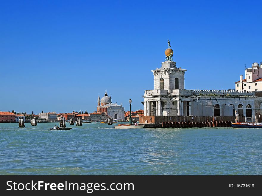 Venice harbour early in the morning