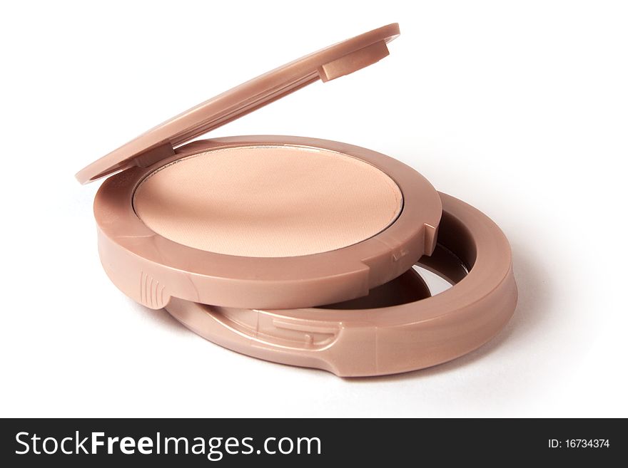 Face Powder-case Isolated