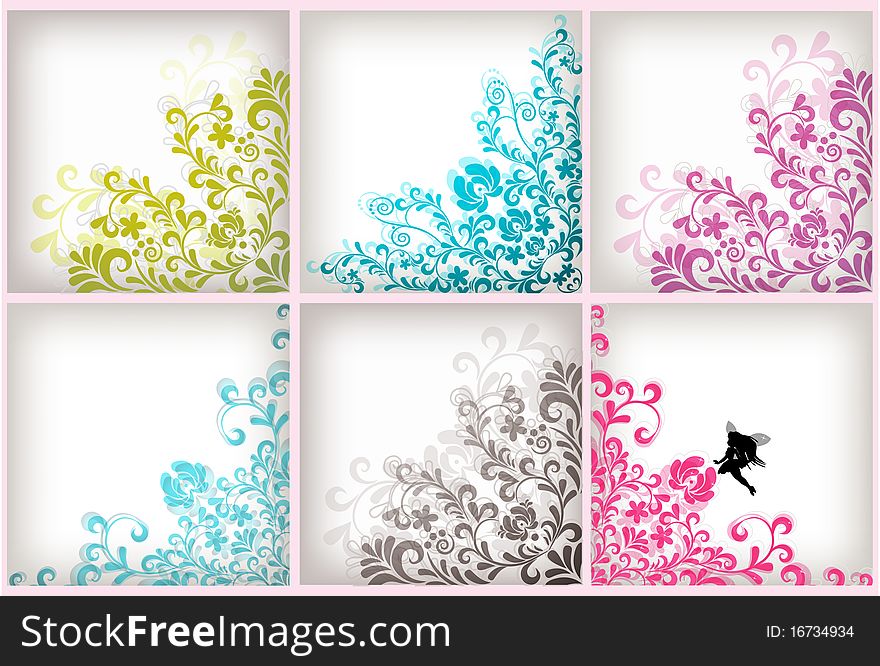Soft floral background in pastel shades. Soft floral background in pastel shades