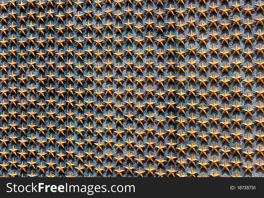 A Field Of Gold Stars