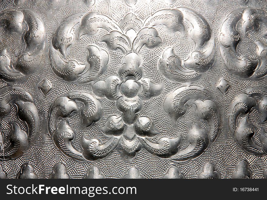 This is Traditional Thai style silver art