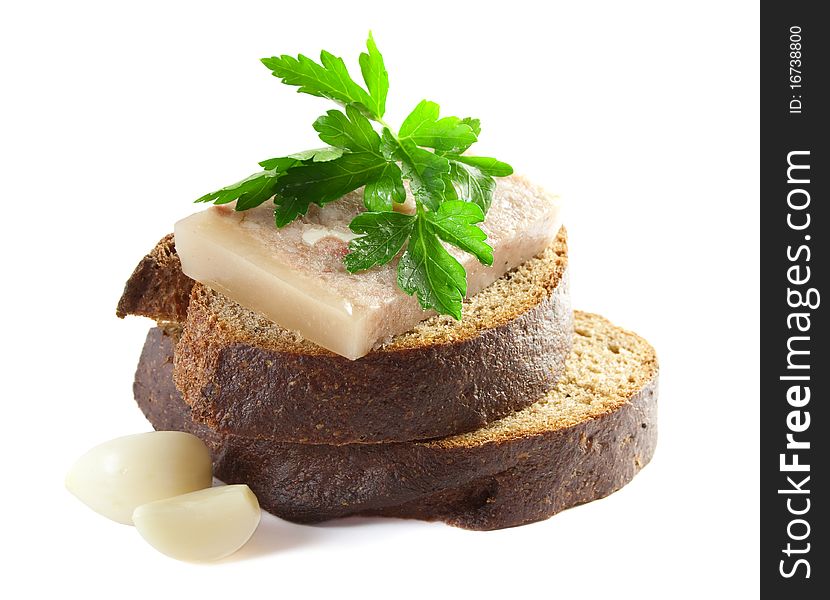 Headcheese with brown bread