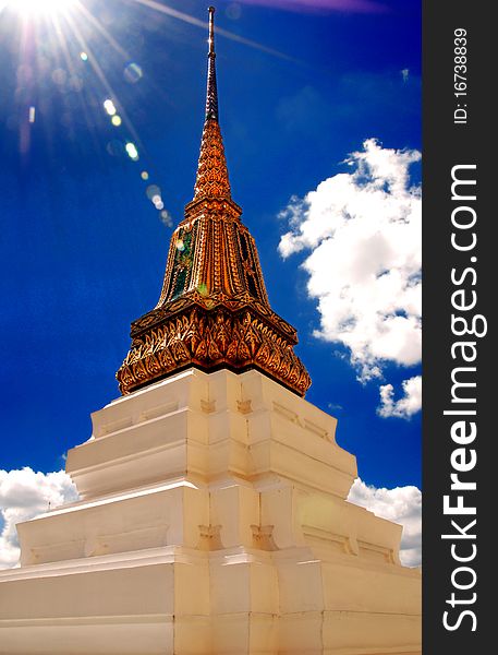 Stupa at Wat Pra Kaew