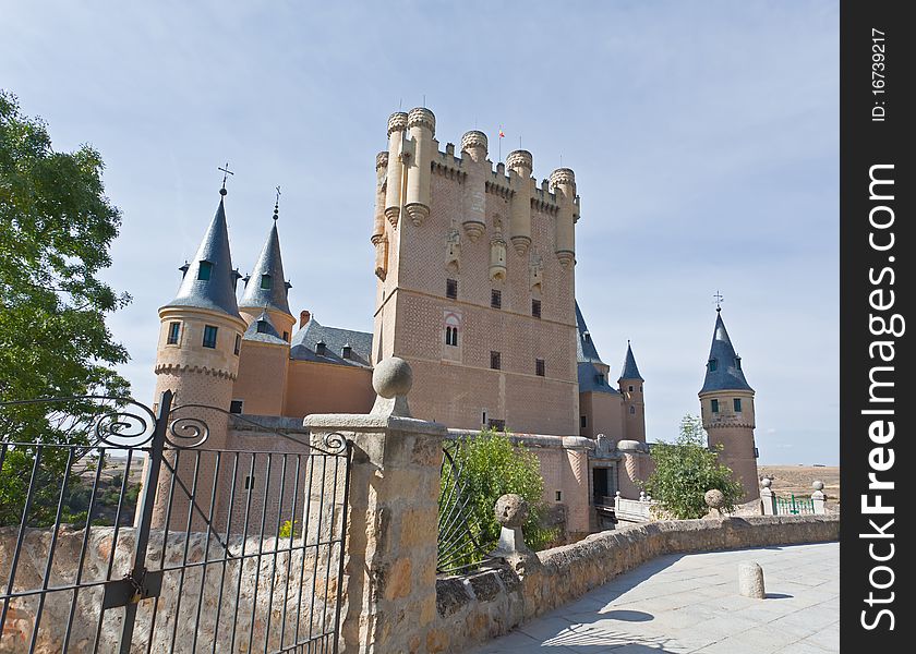 Alcazar Fortress Of The Segovia City
