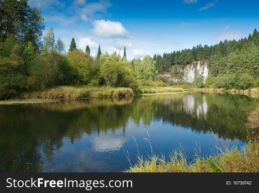 Horizontal ima e of beautiful landscape. Nature, summer