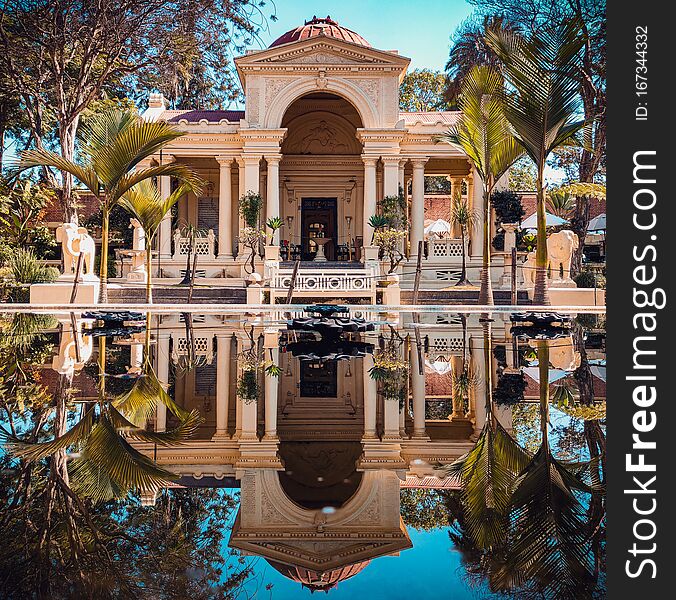 Garden of Dreams located in Kathmandu.. Spring Pavilion