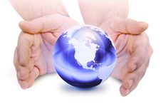 The World In Your Hand Stock Photography