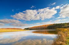 Beautiful Autumn Lake. Stock Photo Beautiful Autumn Lake. Stock Photo