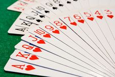 Fan Of Hearts Stock Photo Fan Of Hearts Stock Photo