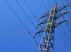High-voltage Support Royalty Free Stock Photos High-voltage Support Royalty Free Stock Photos