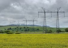 Power Line Royalty Free Stock Images Power Line Royalty Free Stock Images