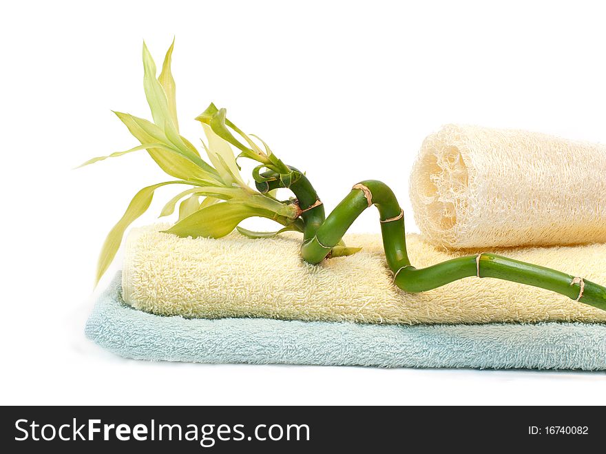Loofah, Bamboo And Towels