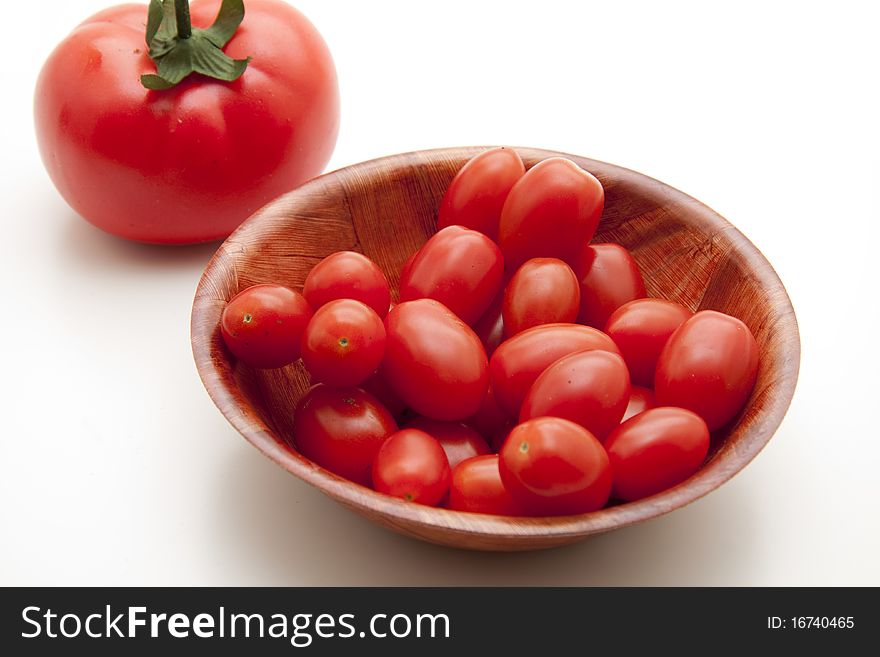 Cherry tomatoes for the supplement