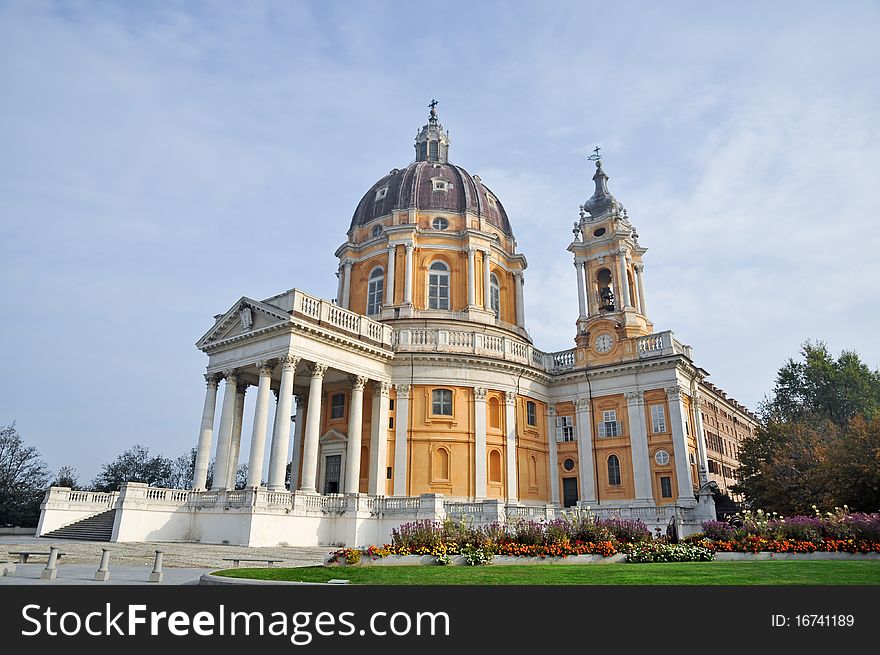 Basilica of Superga in Turin, Piedmont, Italy.