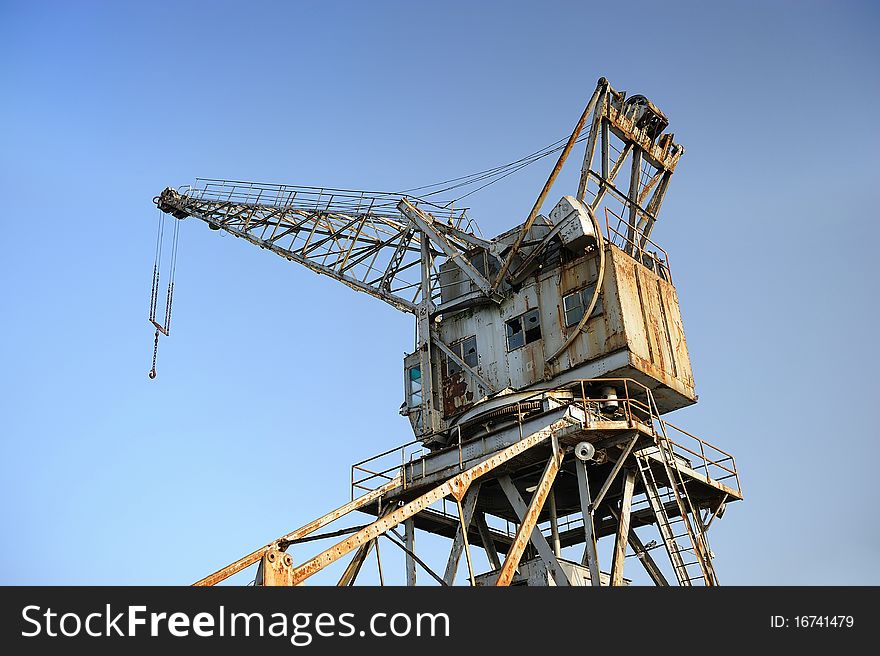 An old crane seaport of Bordeaux (French). An old crane seaport of Bordeaux (French)