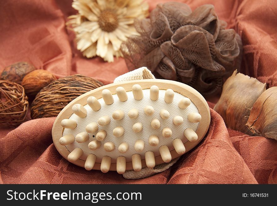 Massage Brush With Sponge