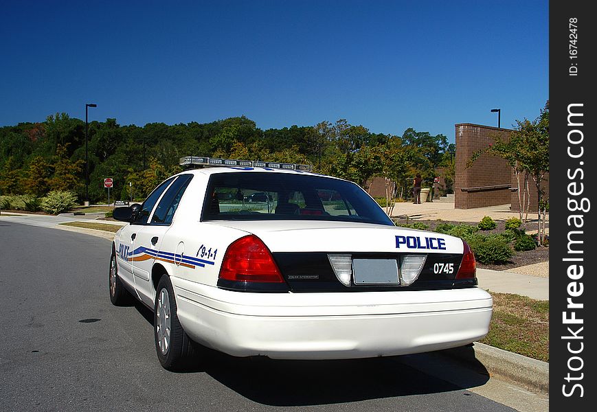 New police car ready to help fight crime. New police car ready to help fight crime.