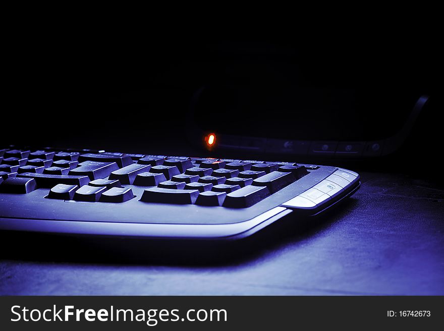 Close up image of a keyboard. Close up image of a keyboard