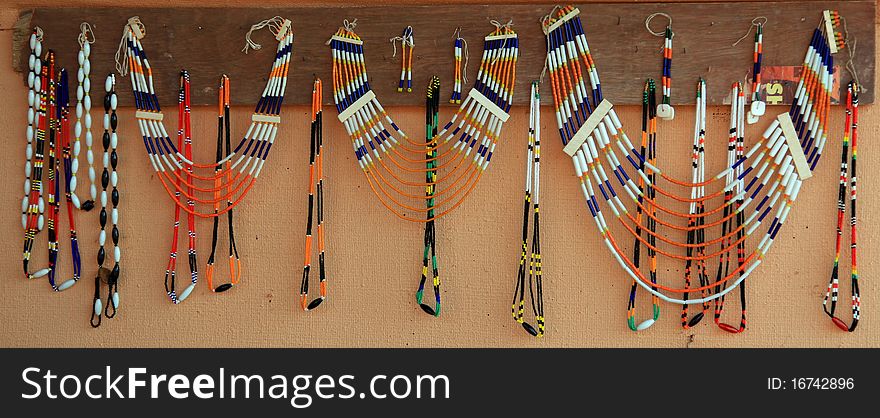 Tribal bead jewellery