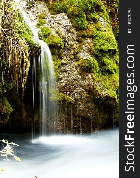 Small waterfalls in Jiuzhaigou,china