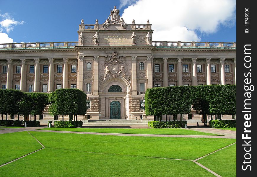 Stockholm, Sweden - city center by summer