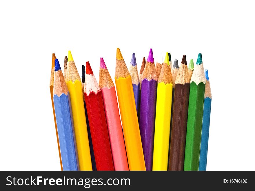 Colorful Pencils On Focus