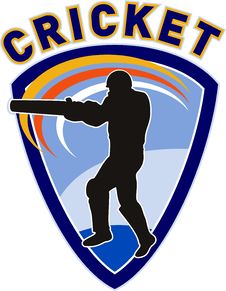 Cricket Sports Player Batsman Royalty Free Stock Image Cricket Sports Player Batsman Royalty Free Stock Image