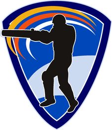 Cricket Sports Player Batsman Royalty Free Stock Photos Cricket Sports Player Batsman Royalty Free Stock Photos