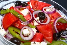 Vegetable Salad With Cheese Royalty Free Stock Images Vegetable Salad With Cheese Royalty Free Stock Images