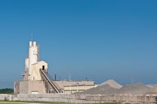 Concrete Production Facility Royalty Free Stock Photo