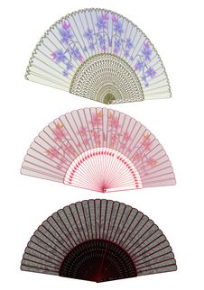 Oriental Fans Royalty Free Stock Photos Oriental Fans Royalty Free Stock Photos