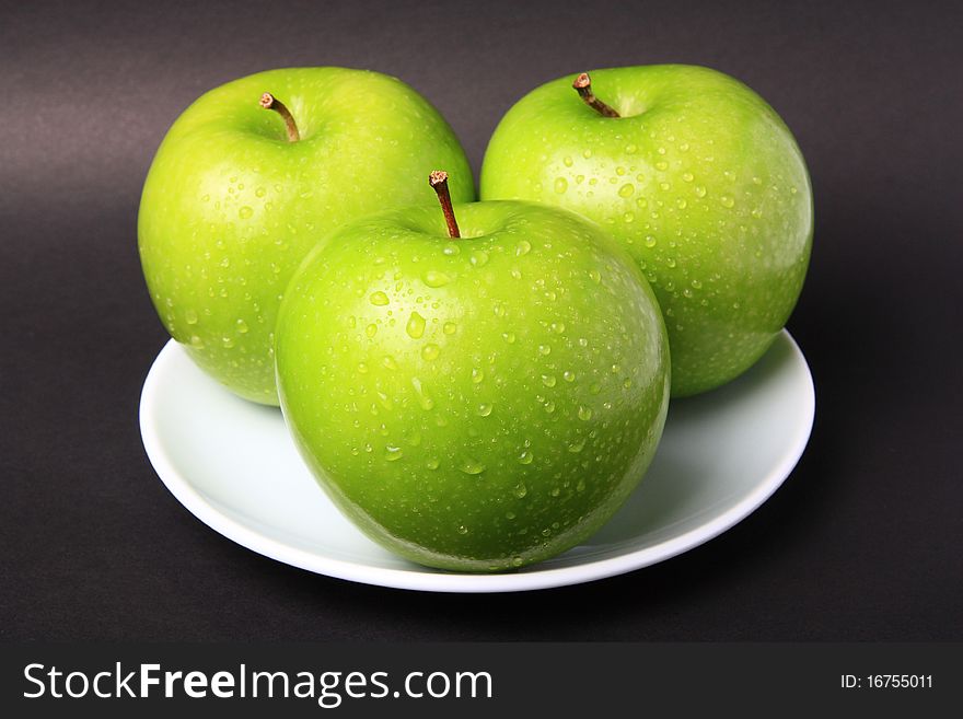 Green Apple freshness is Fruit skin health