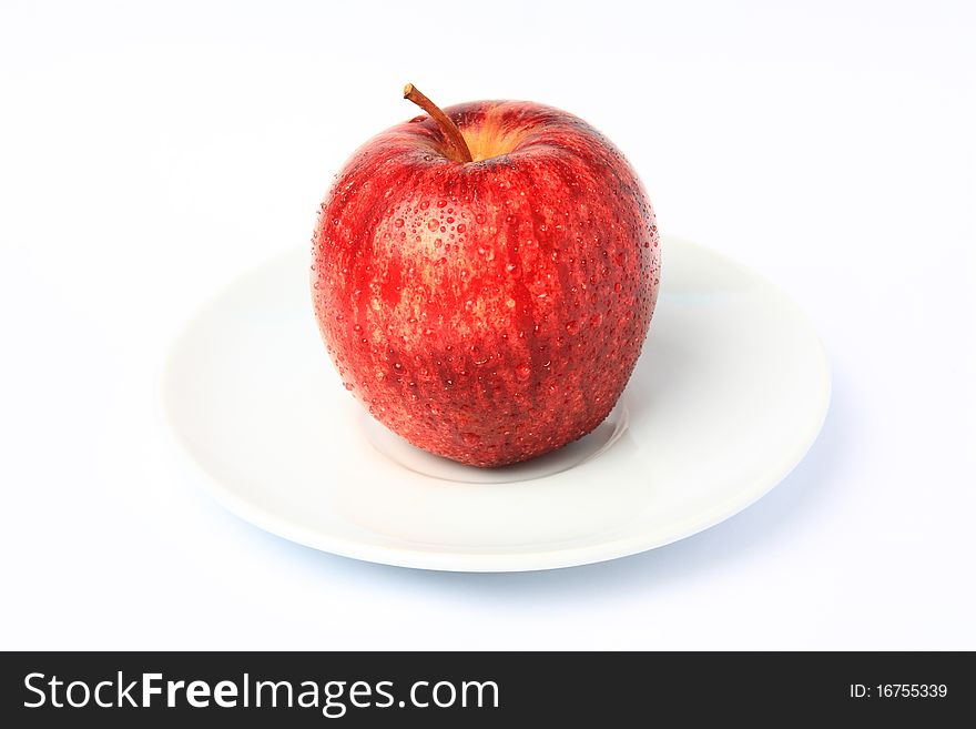 Red Apple freshness is Fruit skin health