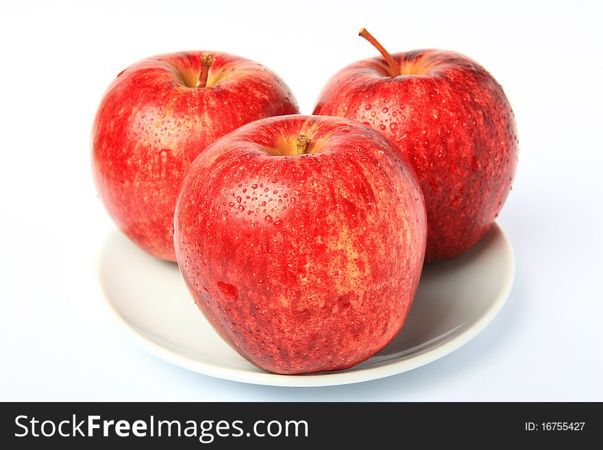 Red Apple freshness is Fruit skin health