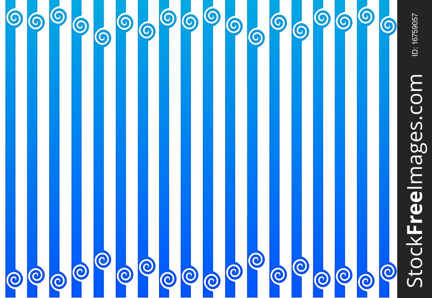 Pattern of vertical stripes