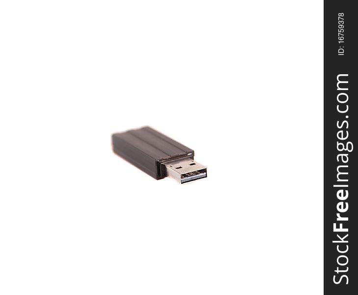 Portable Usb Flash Drive isolated on white background