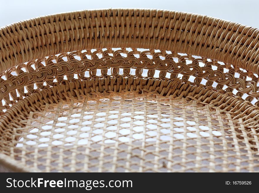 The beaytifull wicker basket of Thai