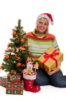 Under The Christmas Tree Stock Photo Under The Christmas Tree Stock Photo