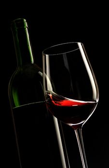 Glass Of Red Wine Stock Image Glass Of Red Wine Stock Image