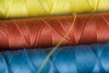 Sewing Thread Royalty Free Stock Photography Sewing Thread Royalty Free Stock Photography