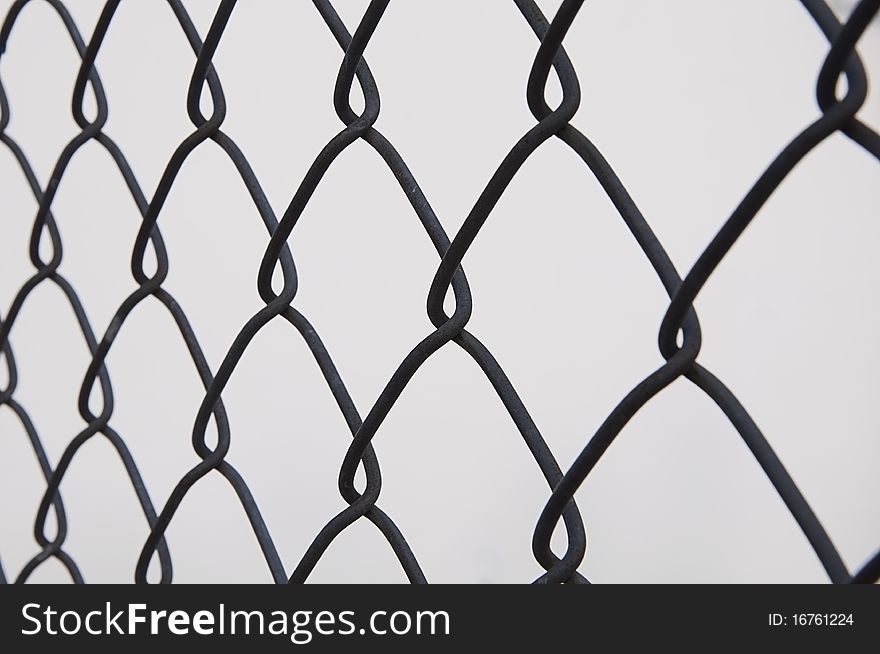 Steel net as grey background view. Steel net as grey background view