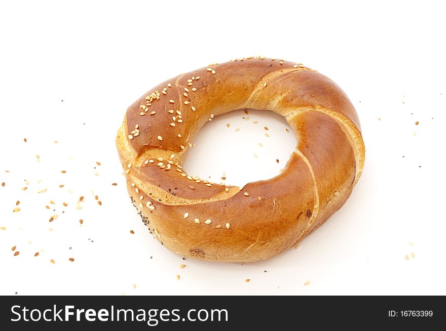 White Bread In Form Of Ring