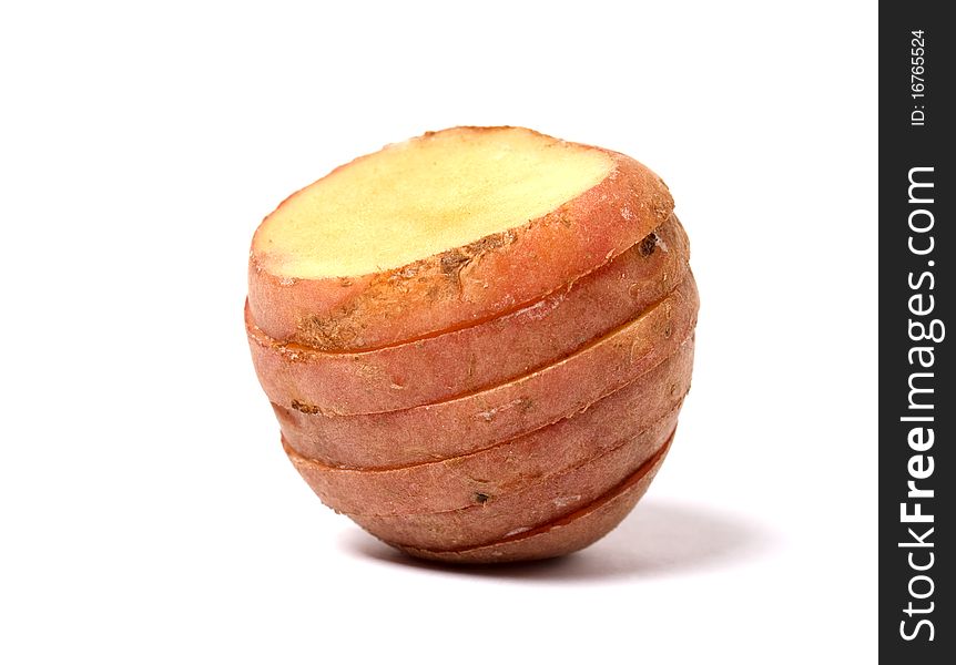 Potato isolated on white background